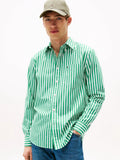 Camisa Tommy Hilfiger Mangas Largas Rayas Para Caballeros by Tommy Hilfiger