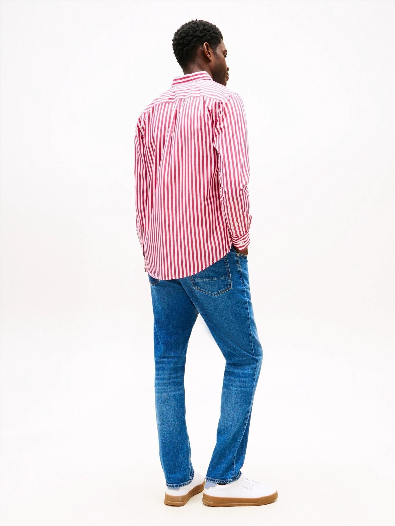Camisa Tommy Hilfiger Mangas Largas Rayas Para Caballeros by Tommy Hilfiger
