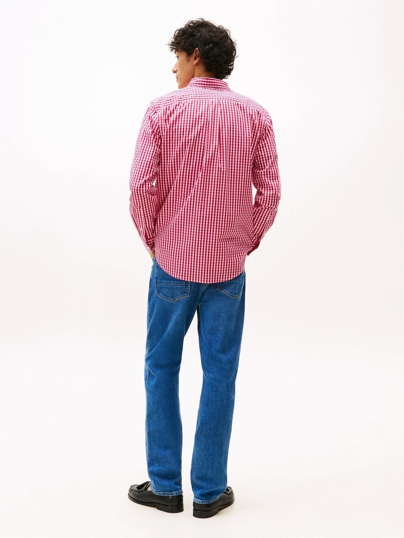 Camisa Tommy Hilfiger Mangas Largas Cuadros Para Caballeros by Tommy Hilfiger