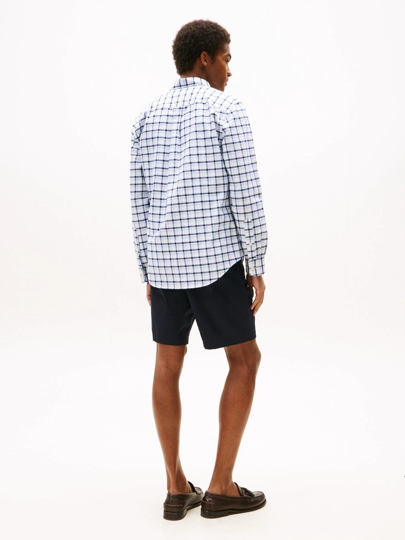 Camisa Tommy Hilfiger Mangas Largas Cuadros Para Caballeros by Tommy Hilfiger