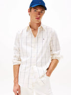 Camisa Tommy Hilfiger Mangas Largas Cuadros Para Caballeros by Tommy Hilfiger