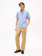 Camisa Tommy Hilfiger Mangas Cortas Cuadros Para Caballeros by Tommy Hilfiger