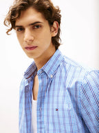 Camisa Tommy Hilfiger Mangas Cortas Cuadros Para Caballeros by Tommy Hilfiger