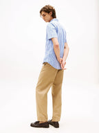 Camisa Tommy Hilfiger Mangas Cortas Cuadros Para Caballeros by Tommy Hilfiger