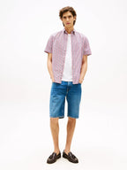 Camisa Tommy Hilfiger Mangas Cortas Cuadros Para Caballeros by Tommy Hilfiger