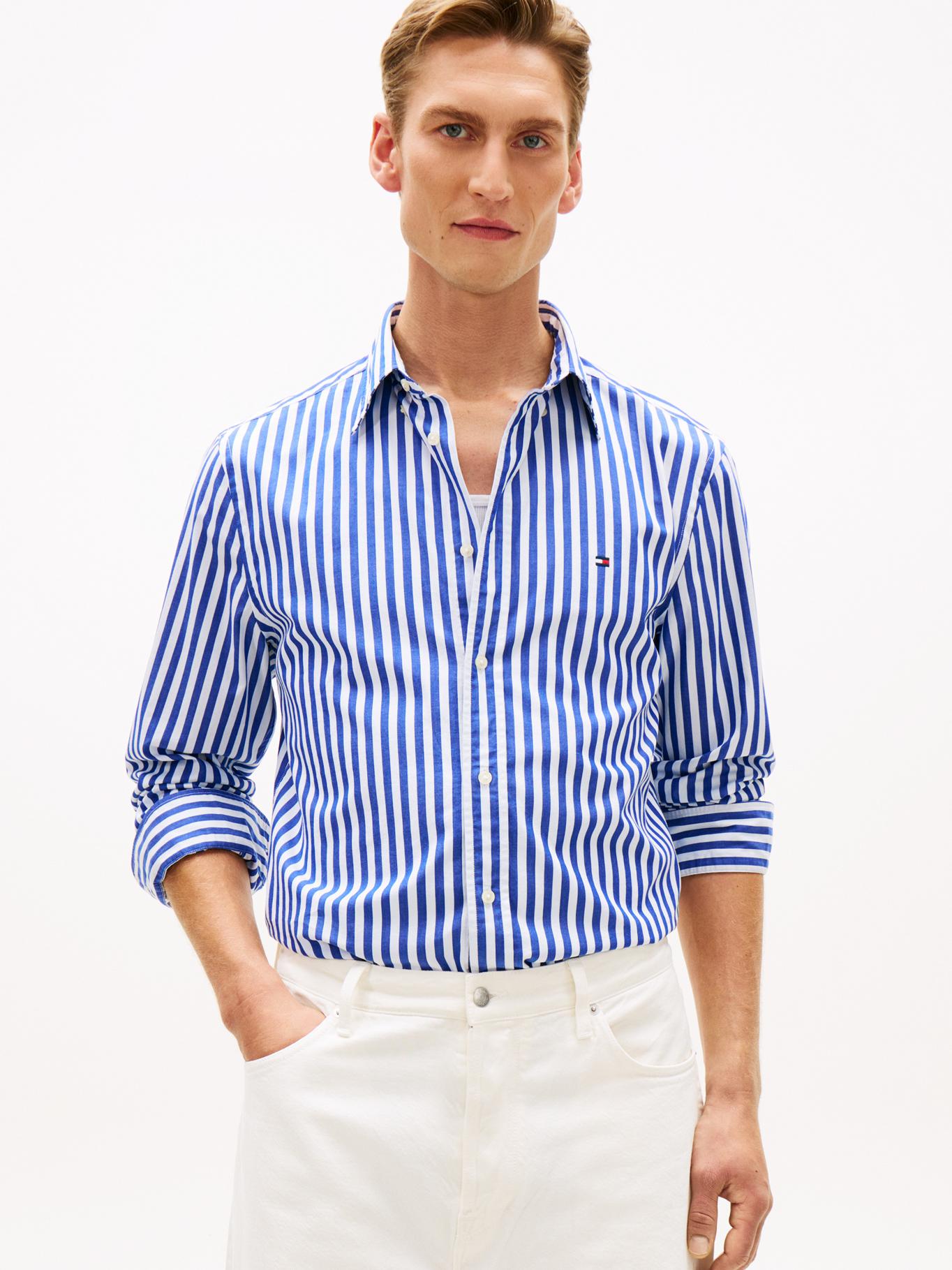 Camisa Tommy Hilfiger Mangas Largas Rayas para Caballeros