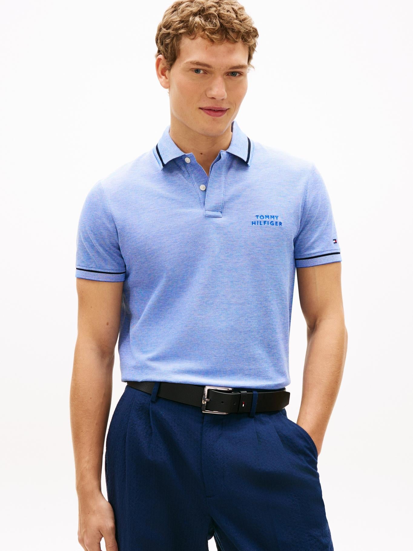 Poloshirt Tommy Hilfiger Mangas Cortas Liso para Caballeros