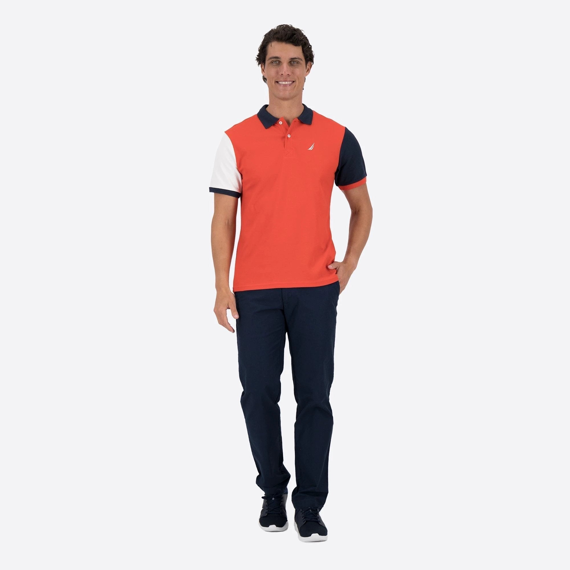 Poloshirt Nautica Mangas Cortas Combinado Para Caballeros by Nautica