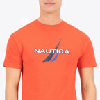 Camiseta Nautica Mangas Cortas Estampada Para Caballeros by Nautica