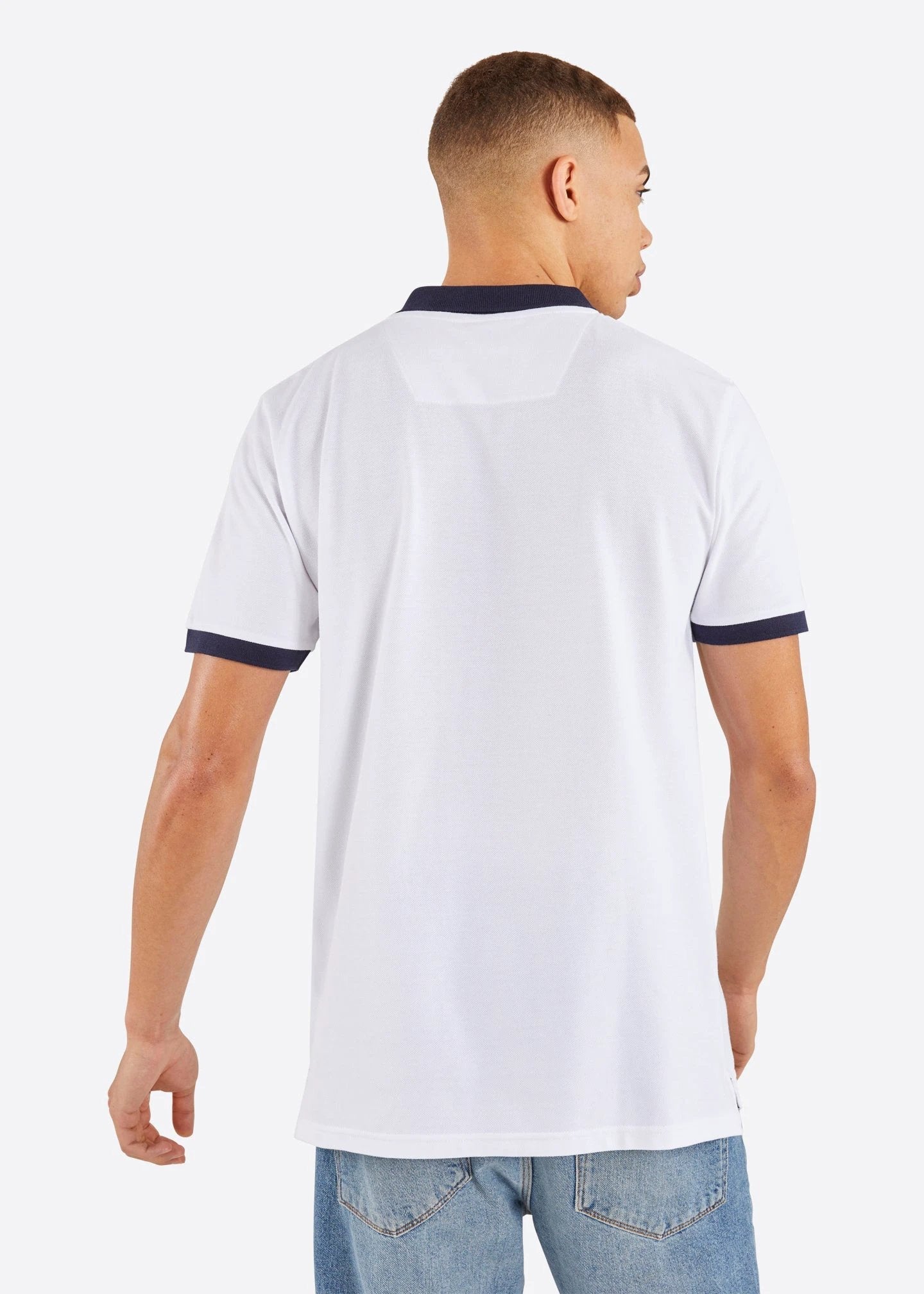 Poloshirt Nautica Mangas Cortas Liso Para Caballeros by Nautica