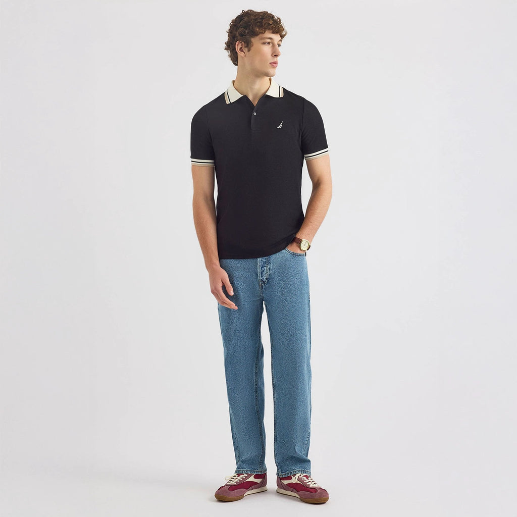 Poloshirt Nautica Mangas Cortas Liso Para Caballeros by Nautica