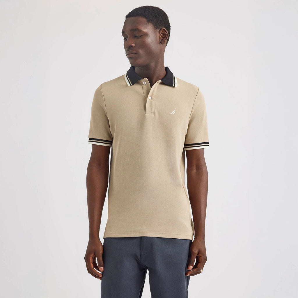 Poloshirt Nautica Mangas Cortas Liso Para Caballeros by Nautica