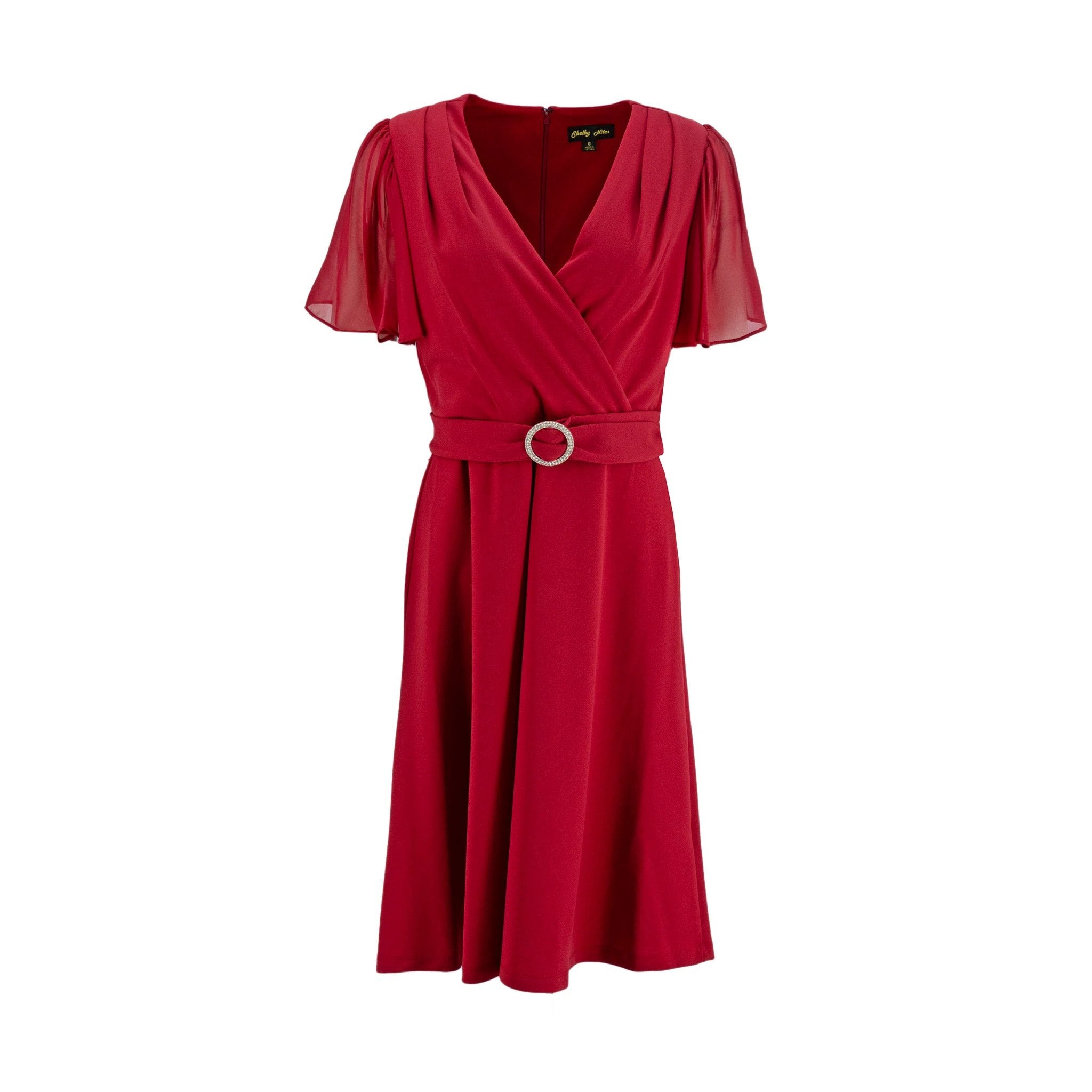 Vestido Shelby & Palmer Mangas Cortas Liso Para Damas by Shelby & Palmer
