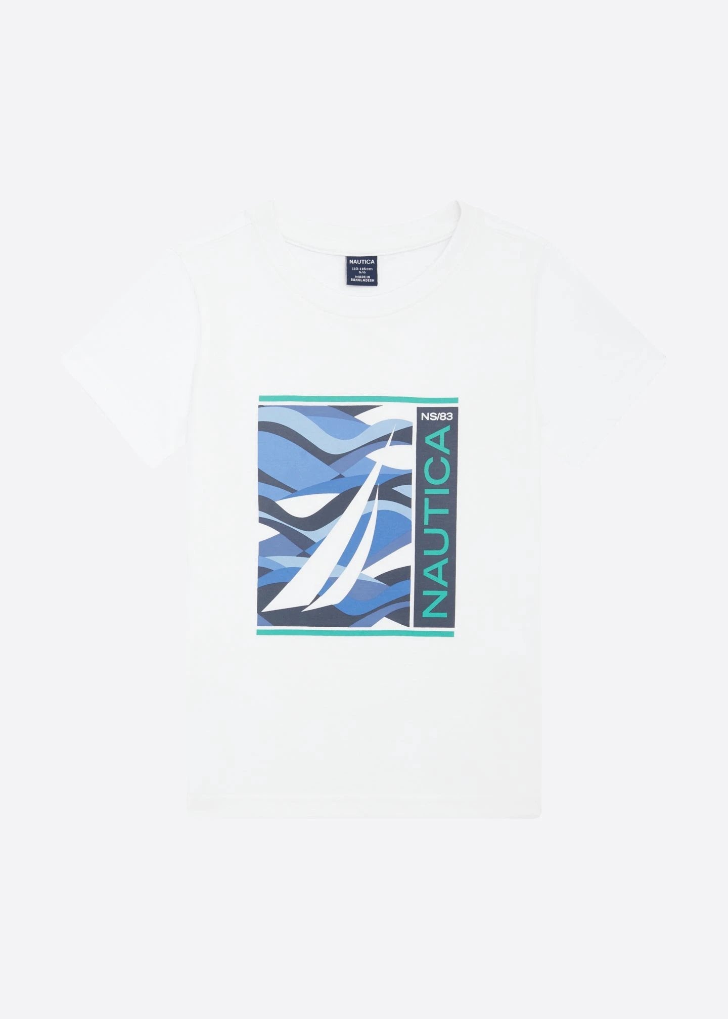 Camiseta Nautica Mangas Cortas Estampada Para Niños by Nautica