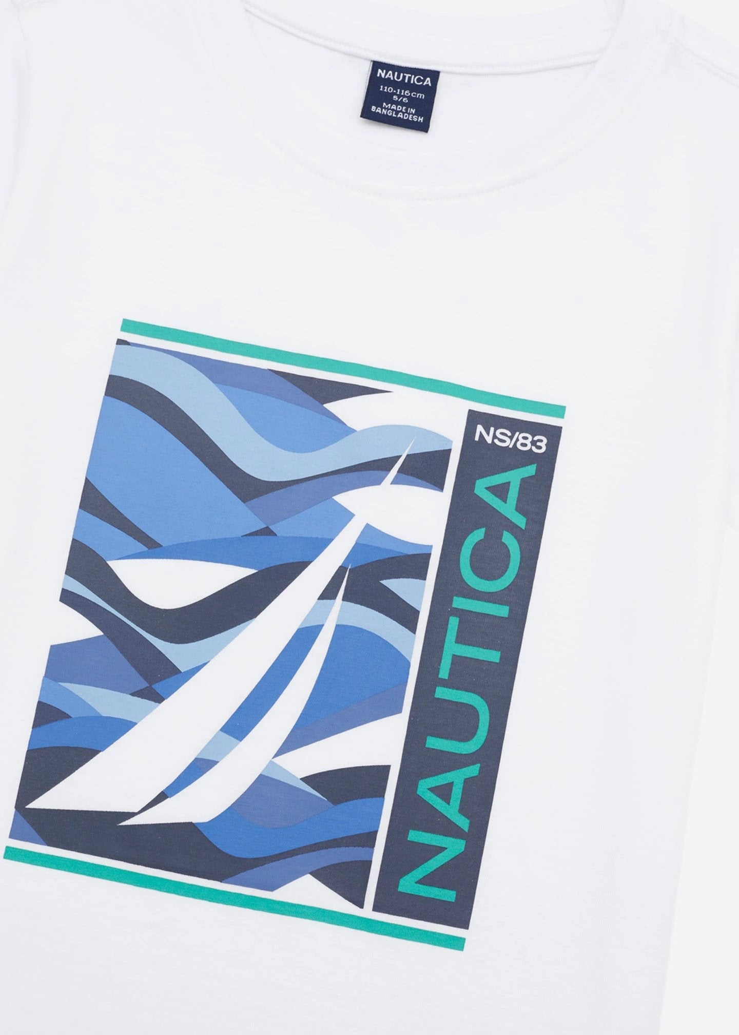 Camiseta Nautica Mangas Cortas Estampada Para Niños by Nautica
