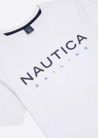 Camiseta Nautica Mangas Cortas Estampada P/ Niños by Nautica