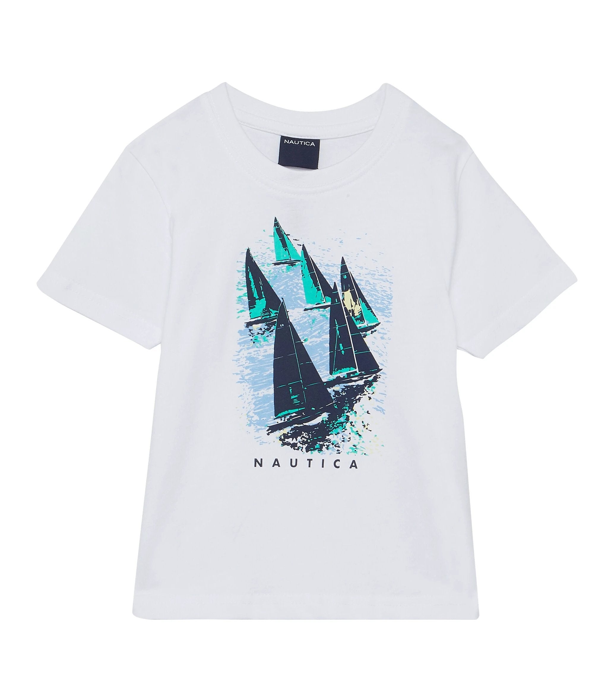 Camiseta Nautica Mangas Cortas Estampada Para Niños by Nautica