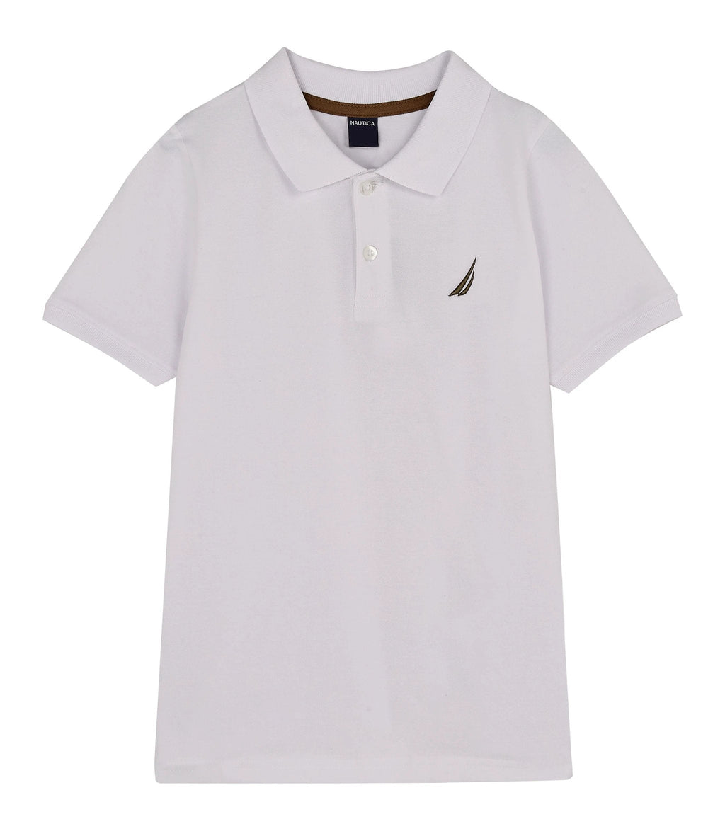 Poloshirt Nautica Mangas Cortas Liso P/ Niños by Nautica