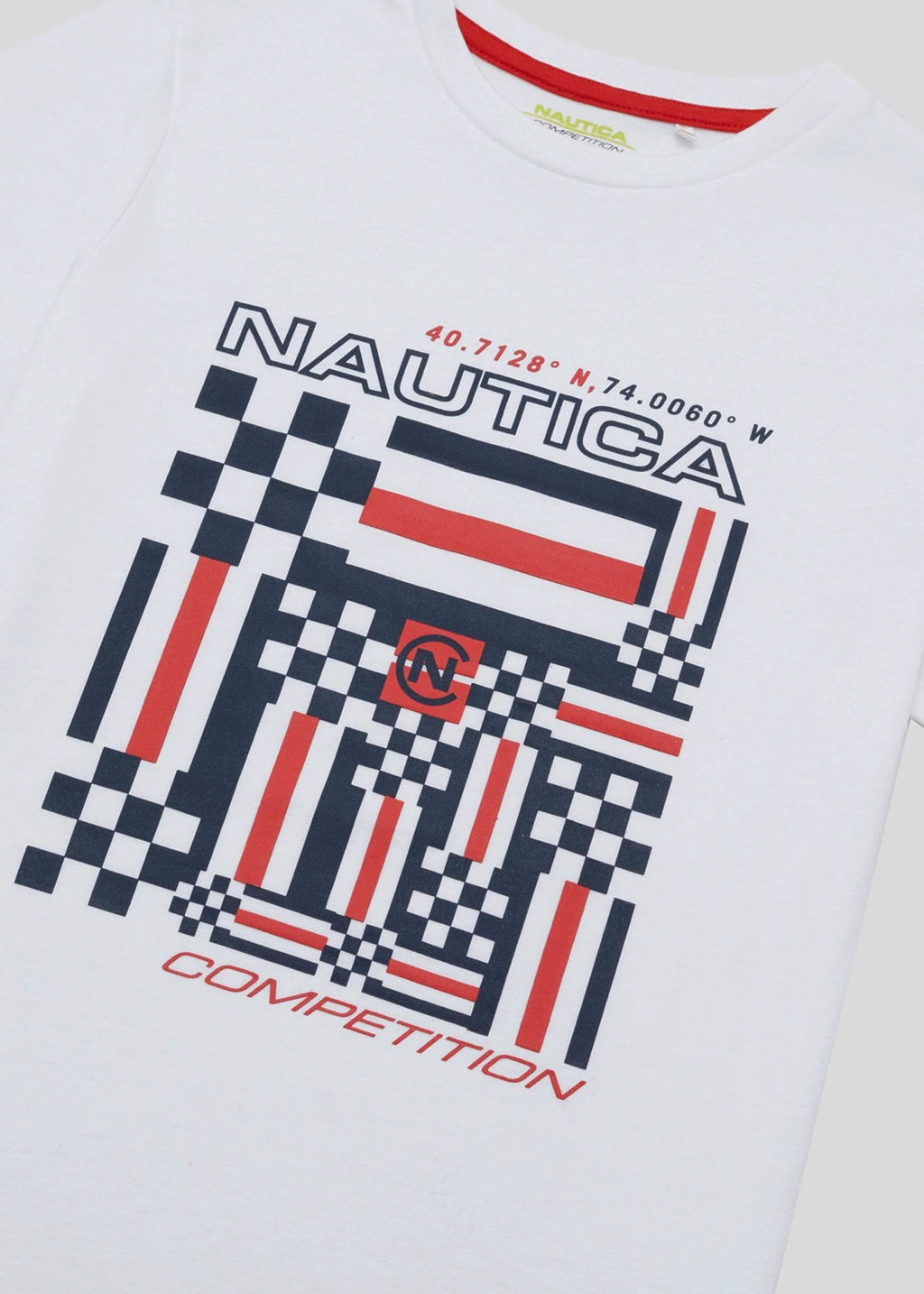 Camiseta Nautica Mangas Cortas Estampada Para Niños by Nautica