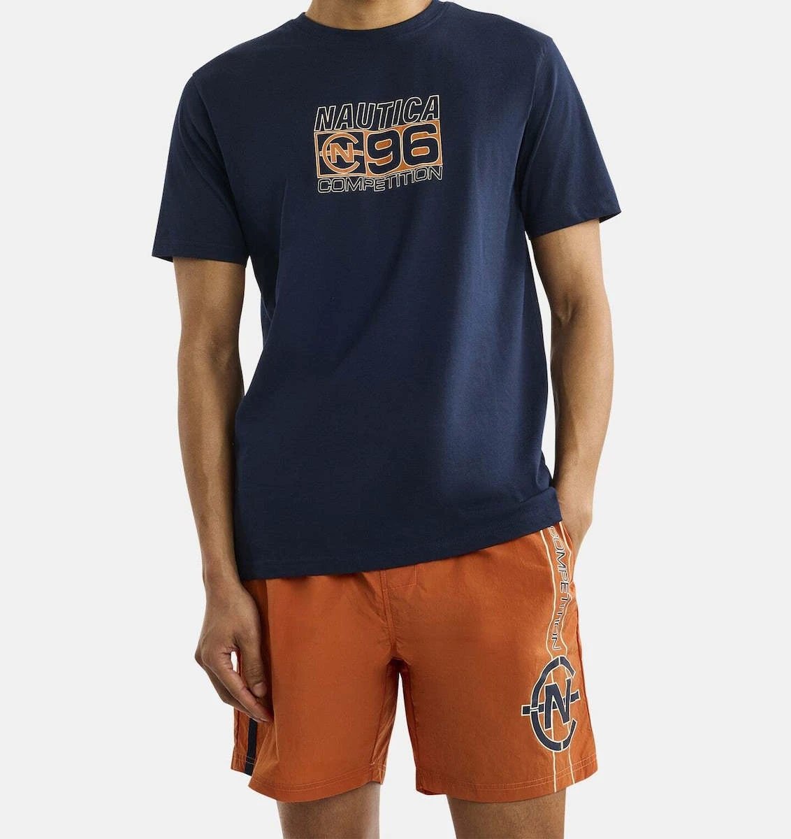 Camiseta Nautica Mangas Cortas Estampada Para Caballeros by Nautica