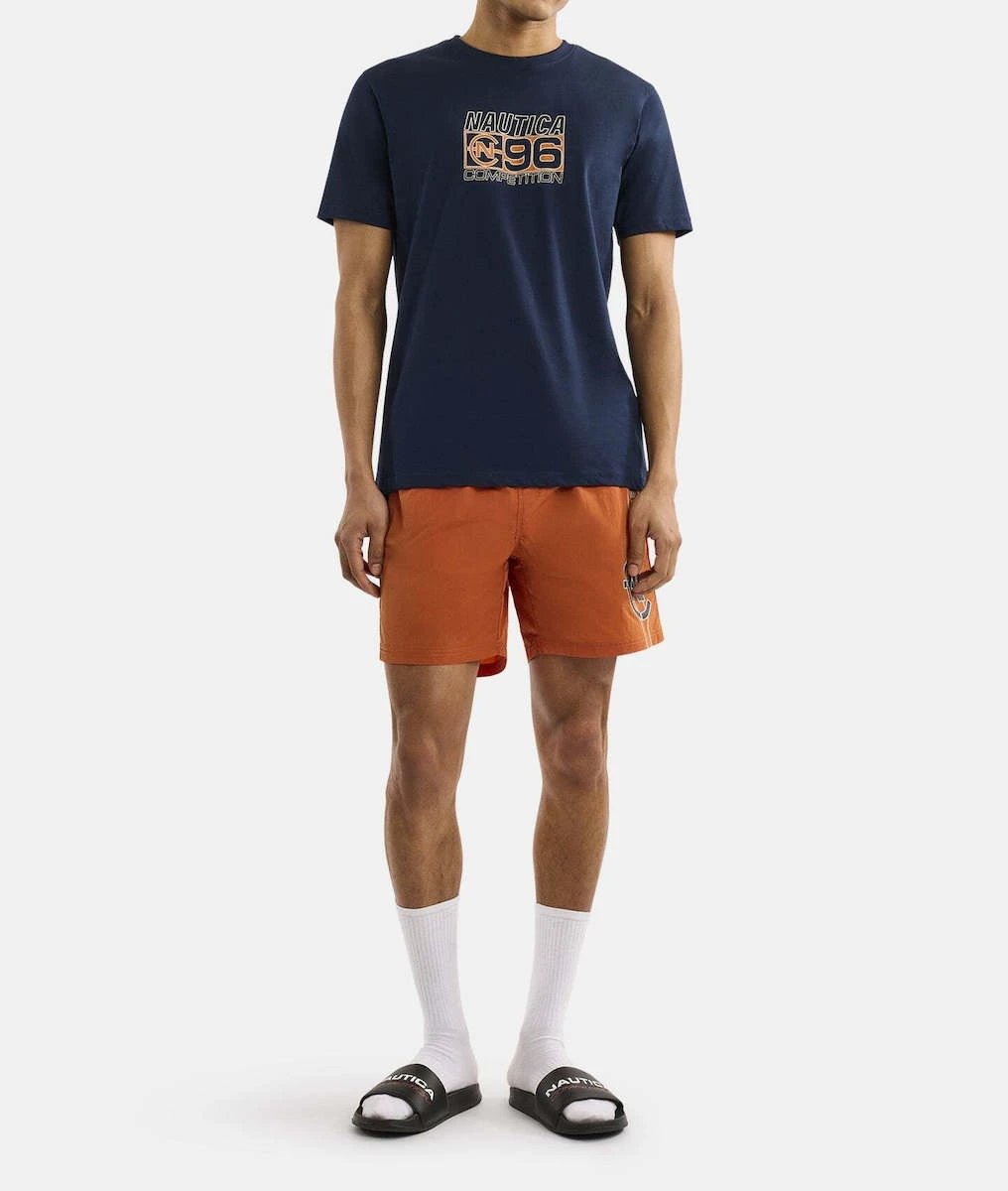 Camiseta Nautica Mangas Cortas Estampada Para Caballeros by Nautica