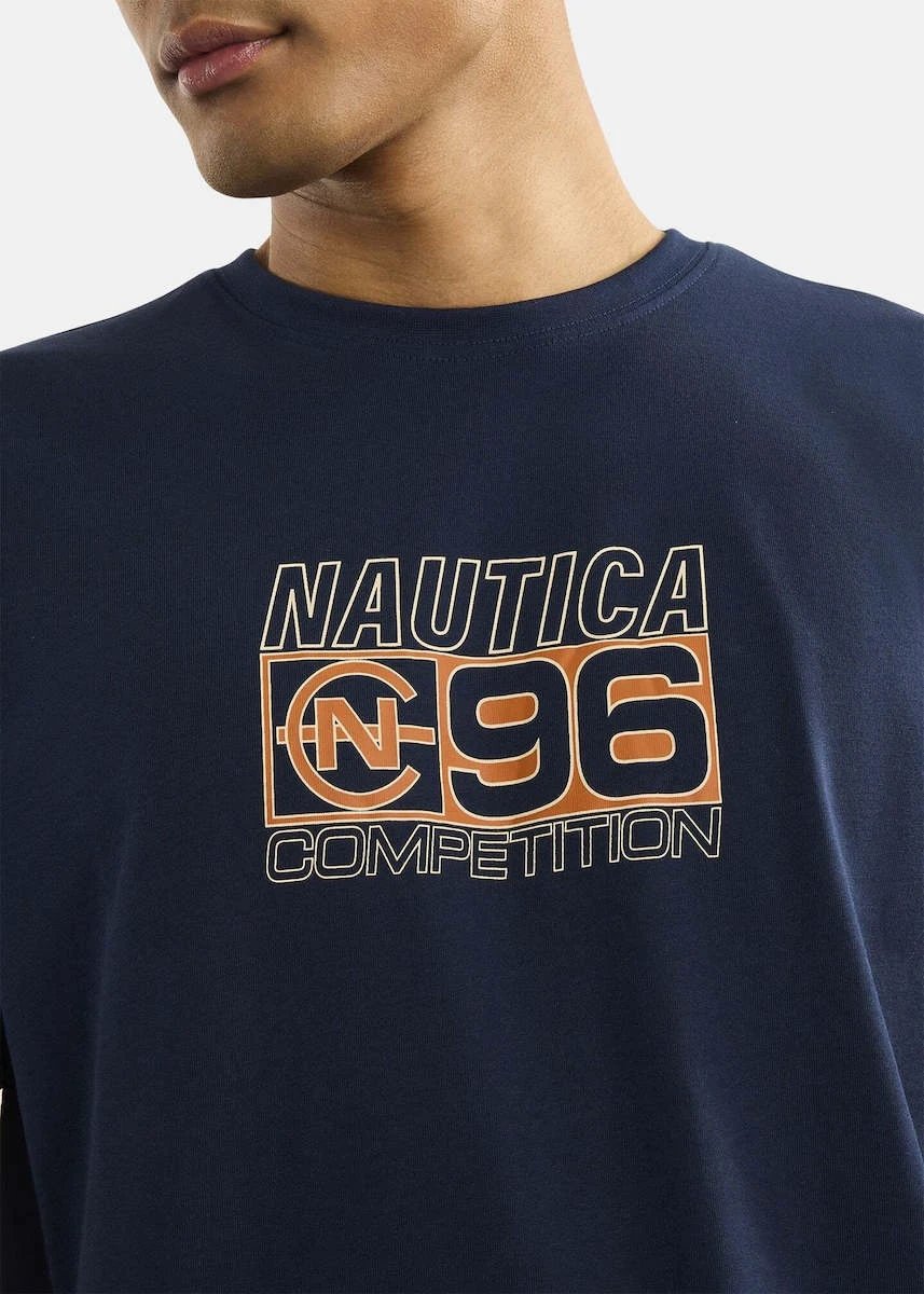 Camiseta Nautica Mangas Cortas Estampada Para Caballeros by Nautica