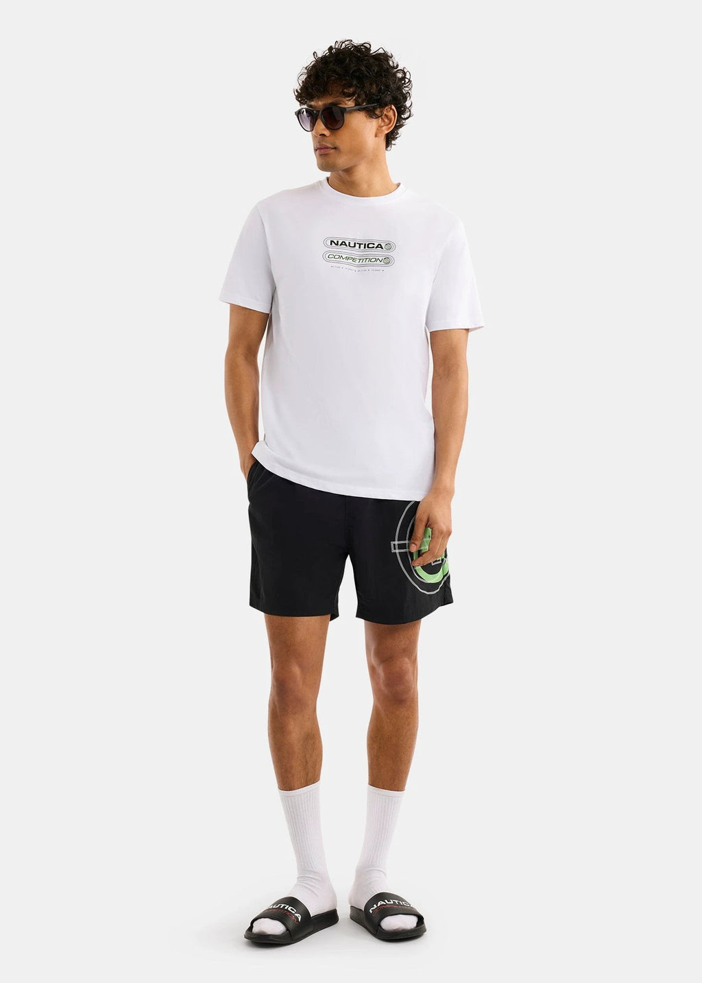 Camiseta Nautica Mangas Cortas Estampada Para Caballeros by Nautica