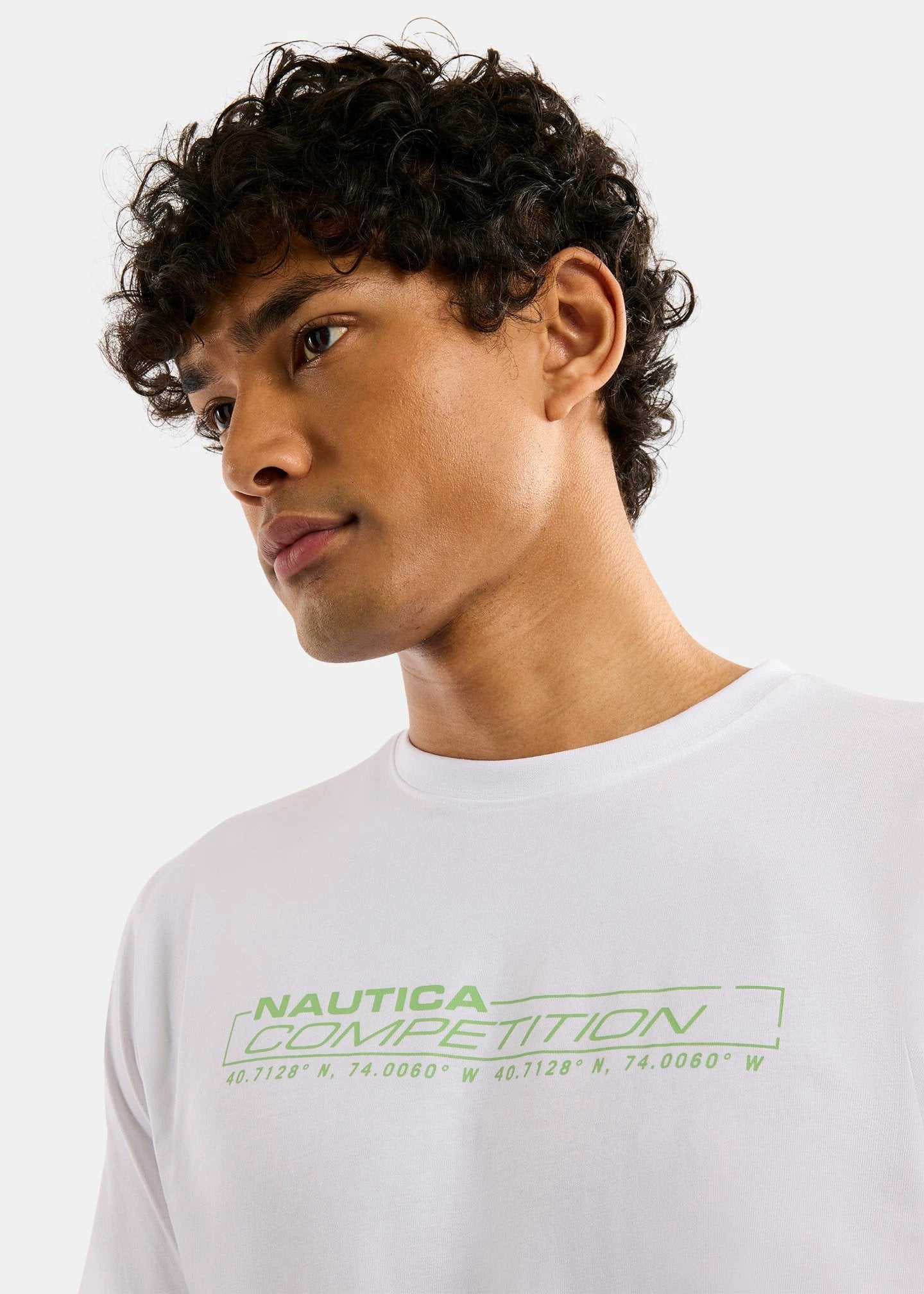 Camiseta Nautica Mangas Cortas Estampada Para Caballeros by Nautica
