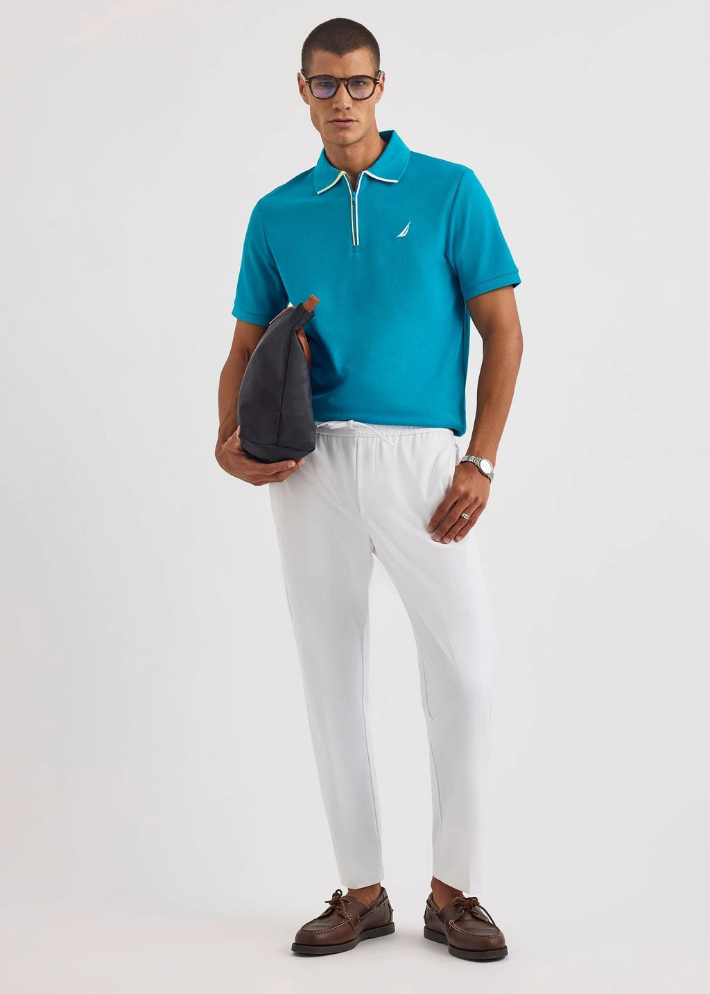 Poloshirt Nautica Mangas Cortas Estampado Para Caballeros by Nautica