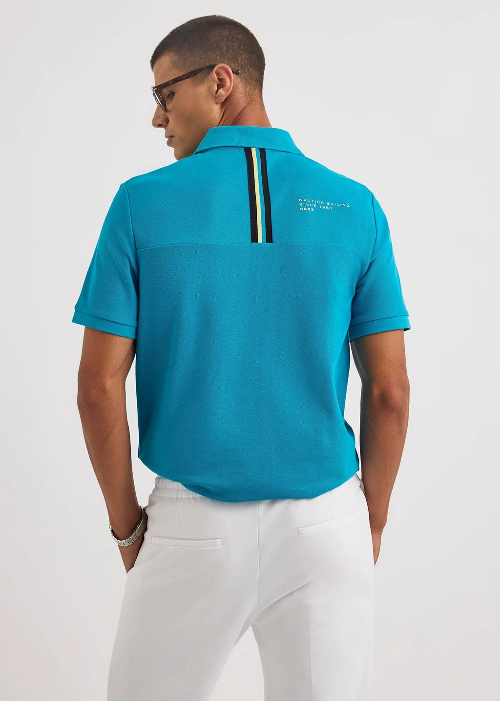 Poloshirt Nautica Mangas Cortas Estampado Para Caballeros by Nautica