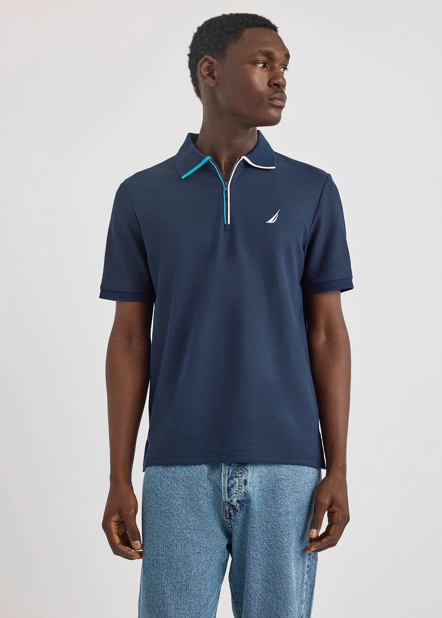 Poloshirt Nautica Mangas Cortas Estampado Para Caballeros by Nautica