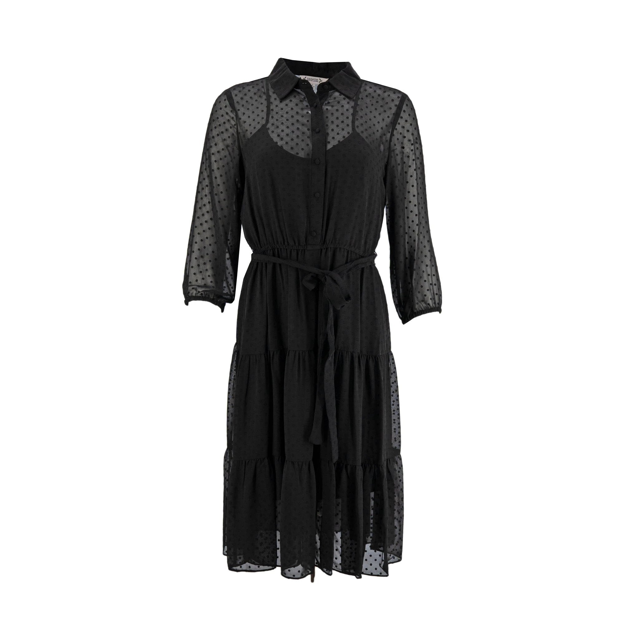 Vestido Nanette Mangas 3/4 Sweet Point Para Damas by Nanette