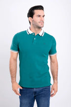 Poloshirt Oscar De La Renta Mangas Cortas Liso Para Caballeros by Oscar De La Renta