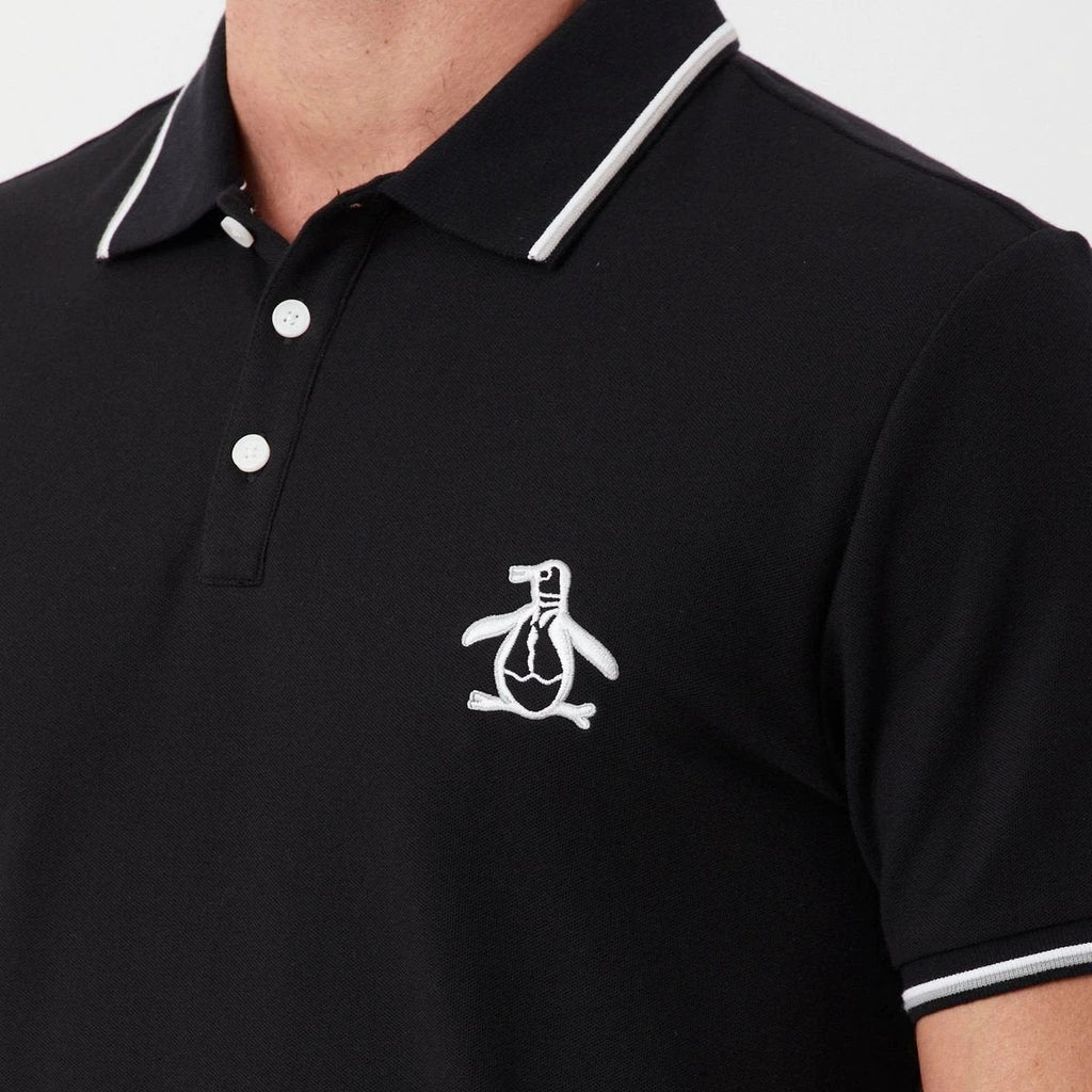 Poloshirt Penguin Mangas Cortas Liso Para Caballeros by Penguin
