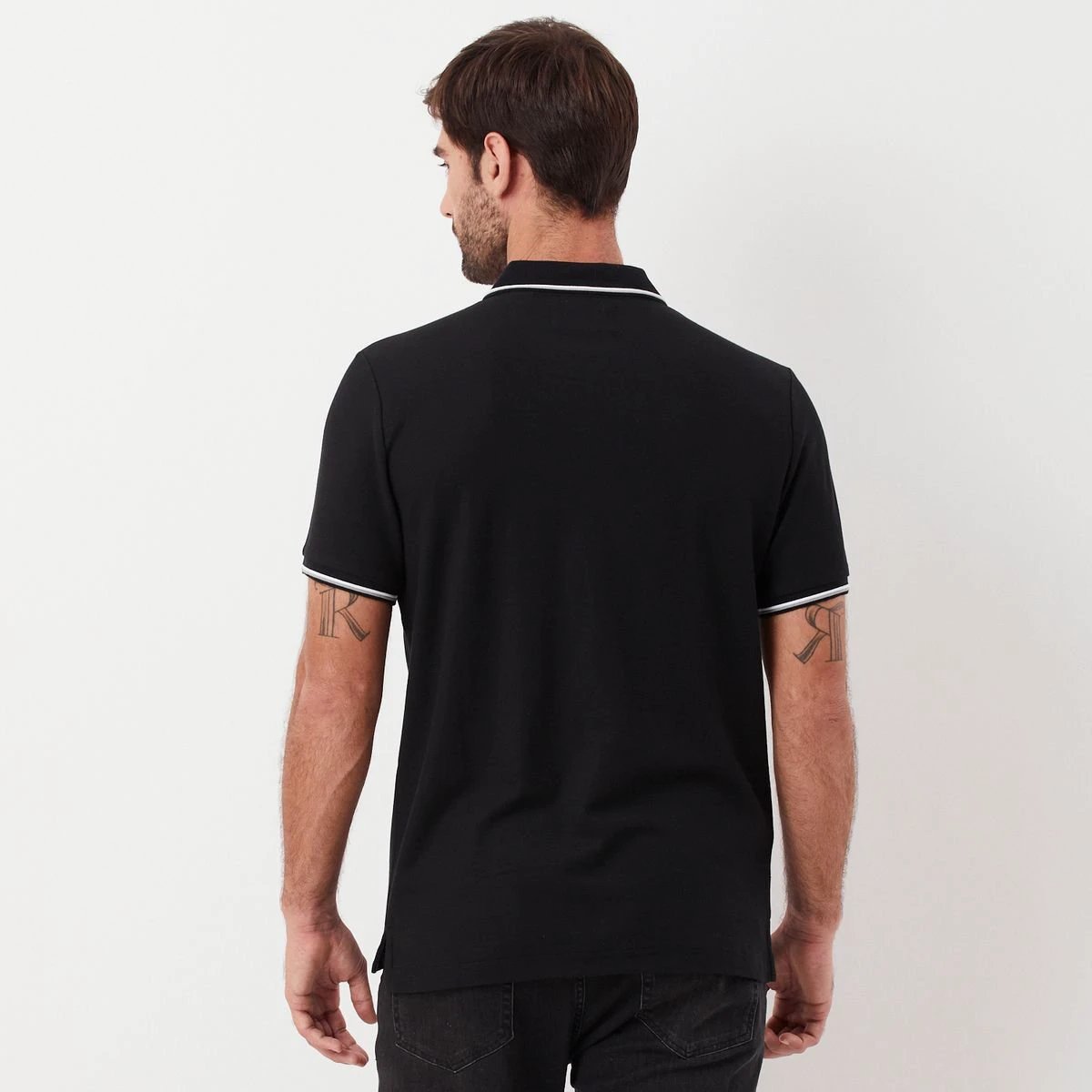Poloshirt Penguin Mangas Cortas Liso Para Caballeros by Penguin