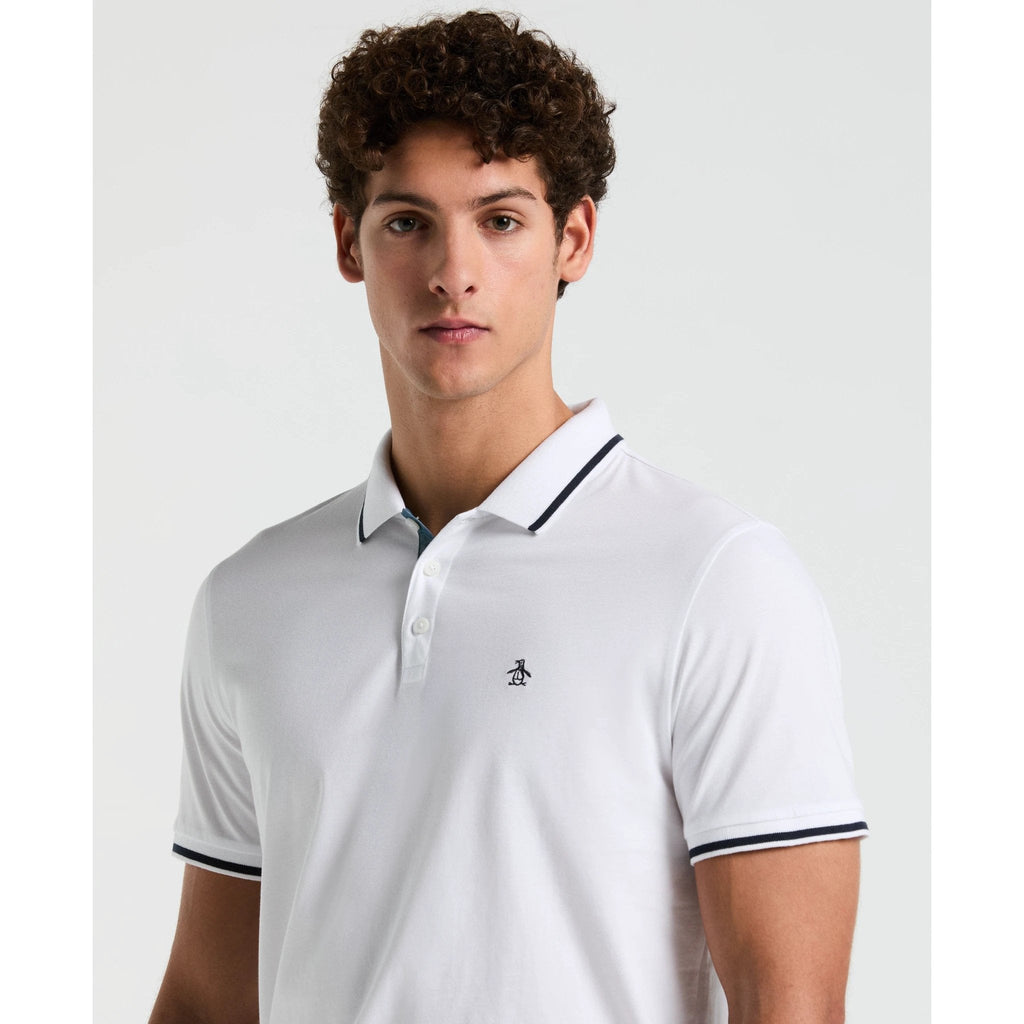 Poloshirt Penguin Mangas Cortas Liso Para Caballeros by Penguin
