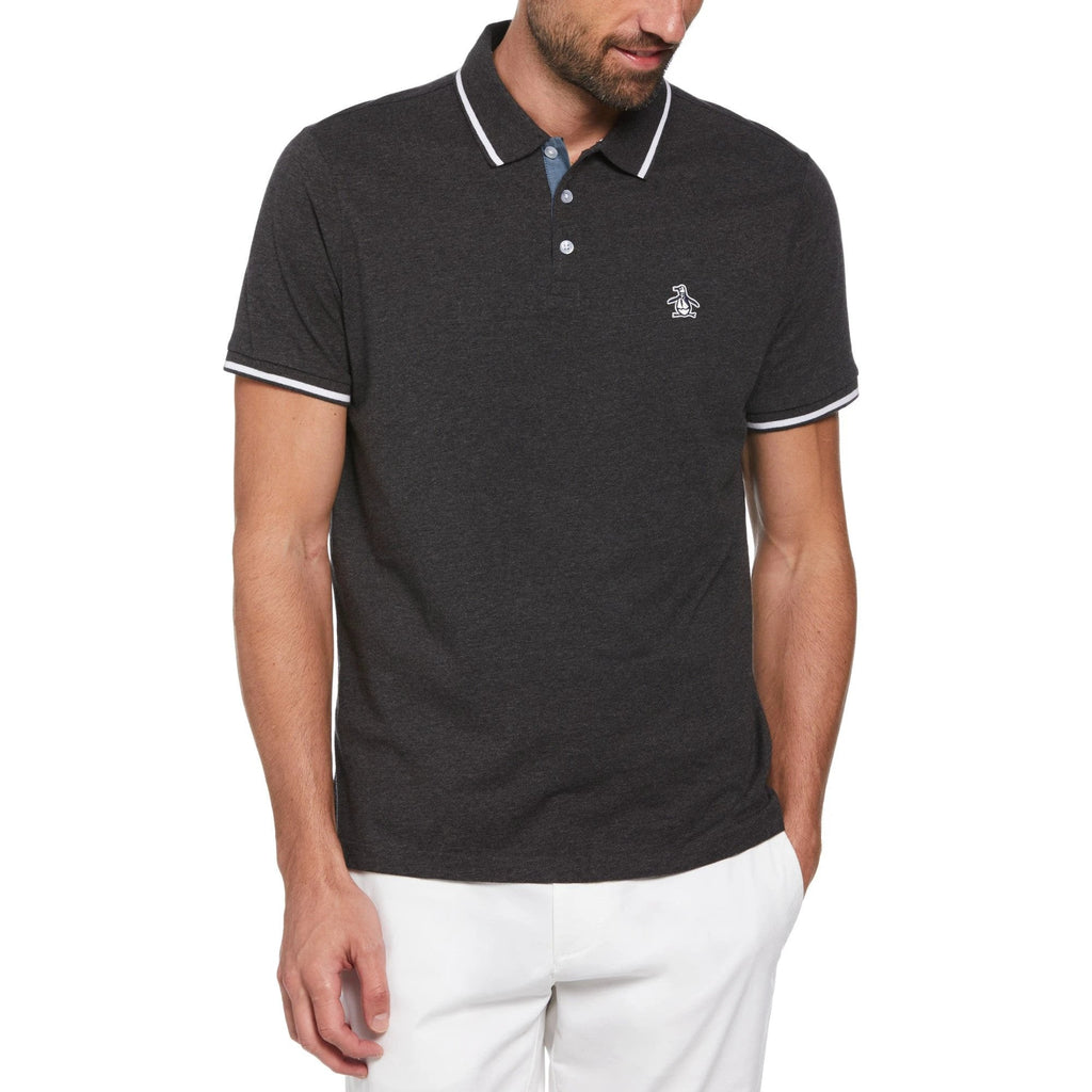 Poloshirt Penguin Mangas Cortas Liso P/ Caballeros by Penguin