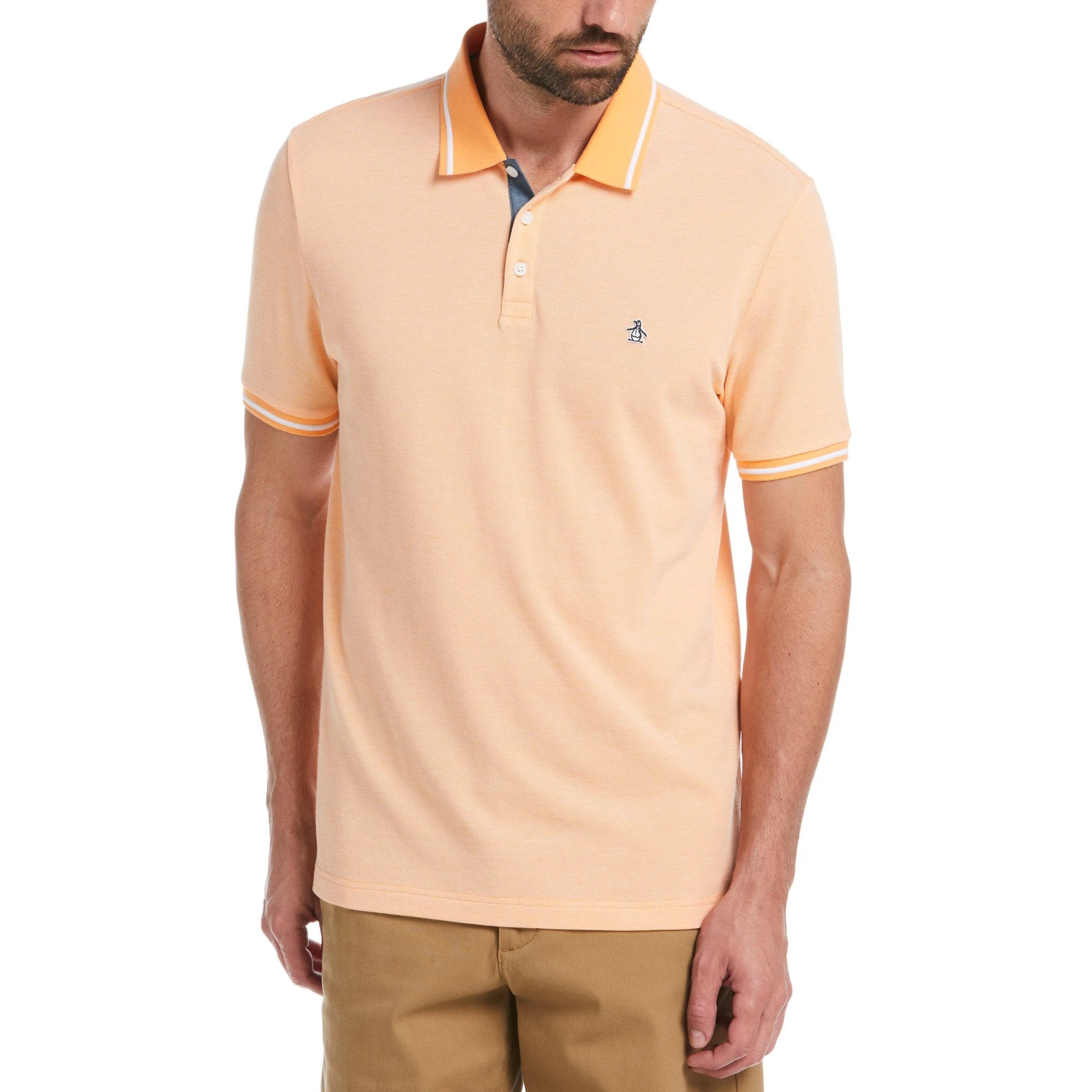 Poloshirt Penguin Mangas Cortas Liso P/ Caballeros by Penguin