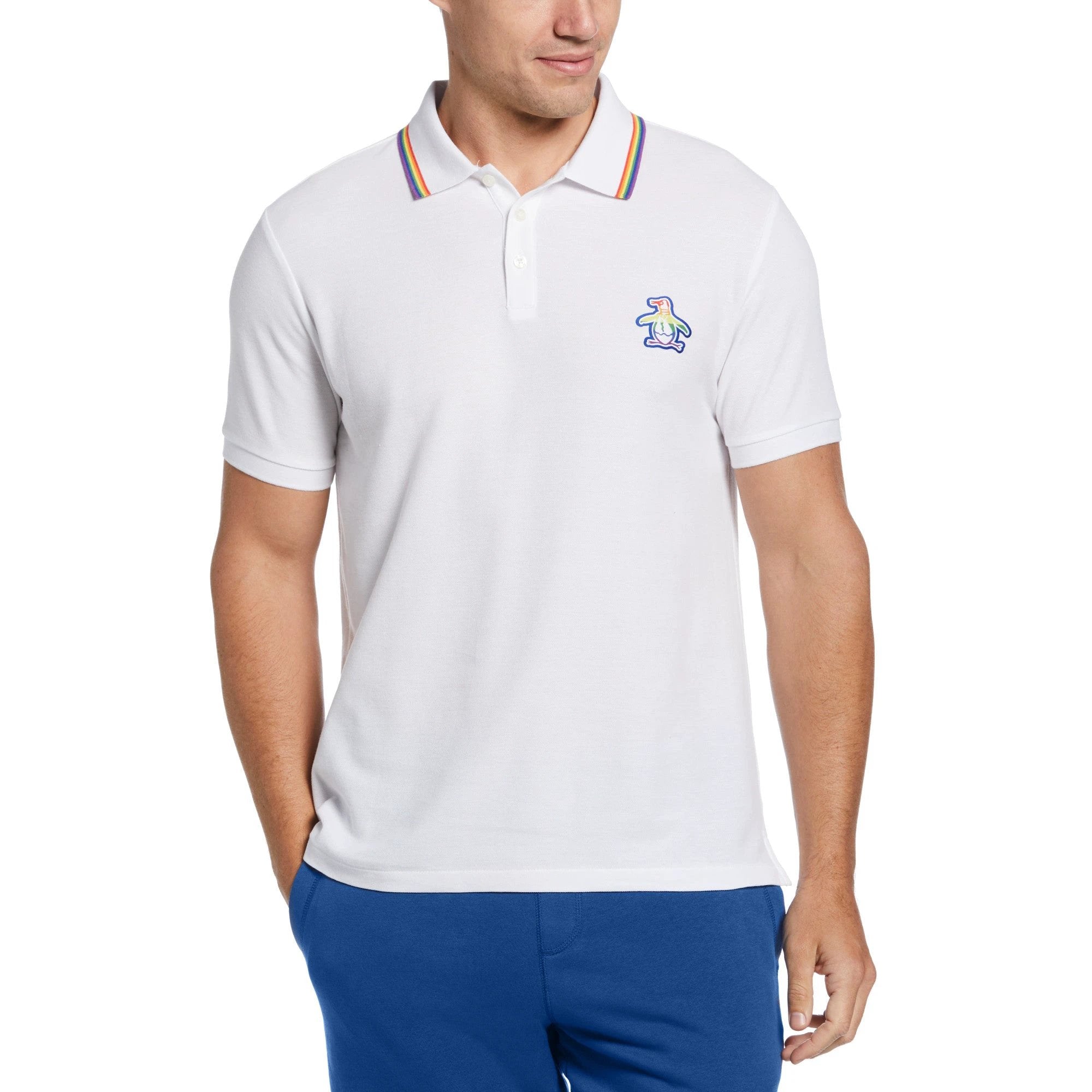 Poloshirt Penguin Mangas Cortas Liso P/ Caballeros by Penguin