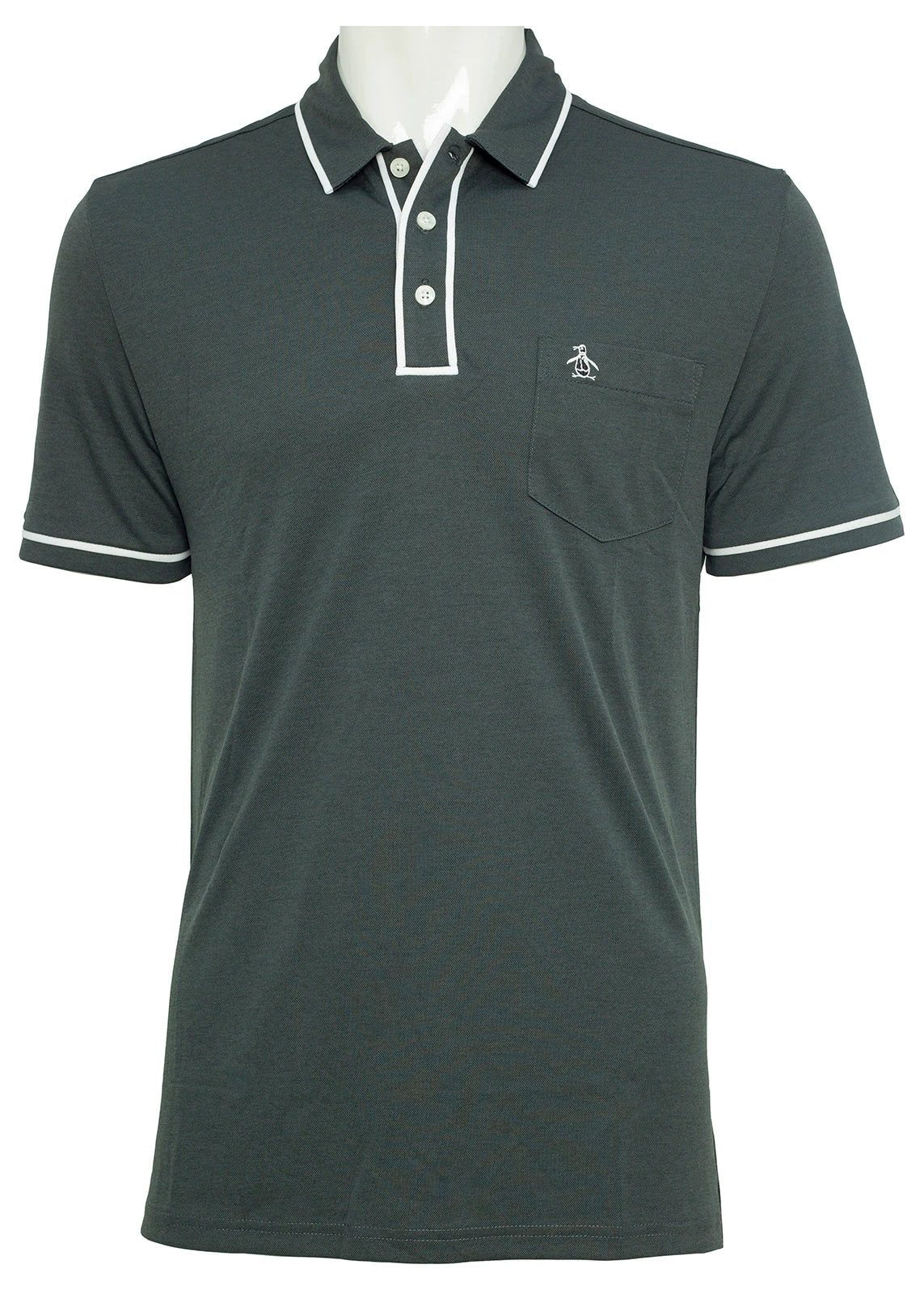 Poloshirt Penguin Mangas Cortas Liso P/ Caballeros by Penguin