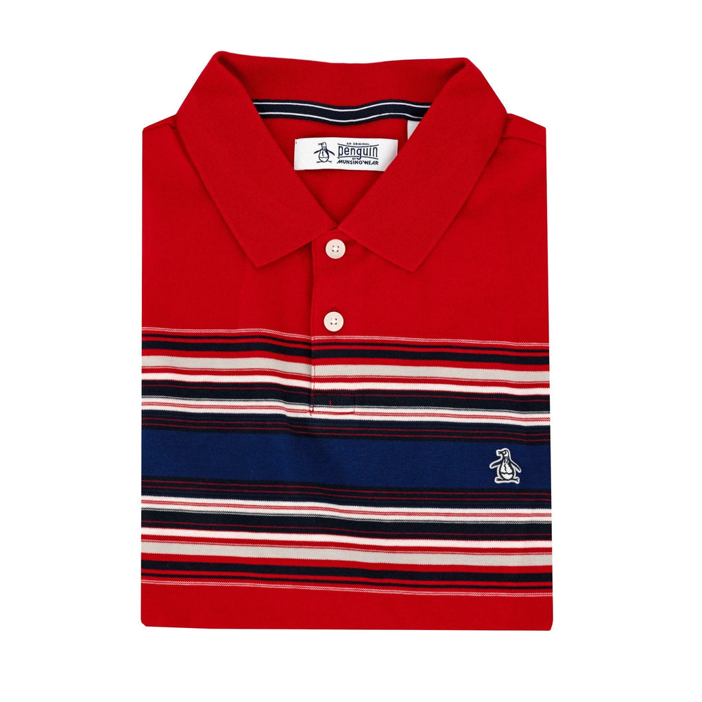 Poloshirt Penguin Mangas Cortas Rayas P/ Caballeros by Penguin