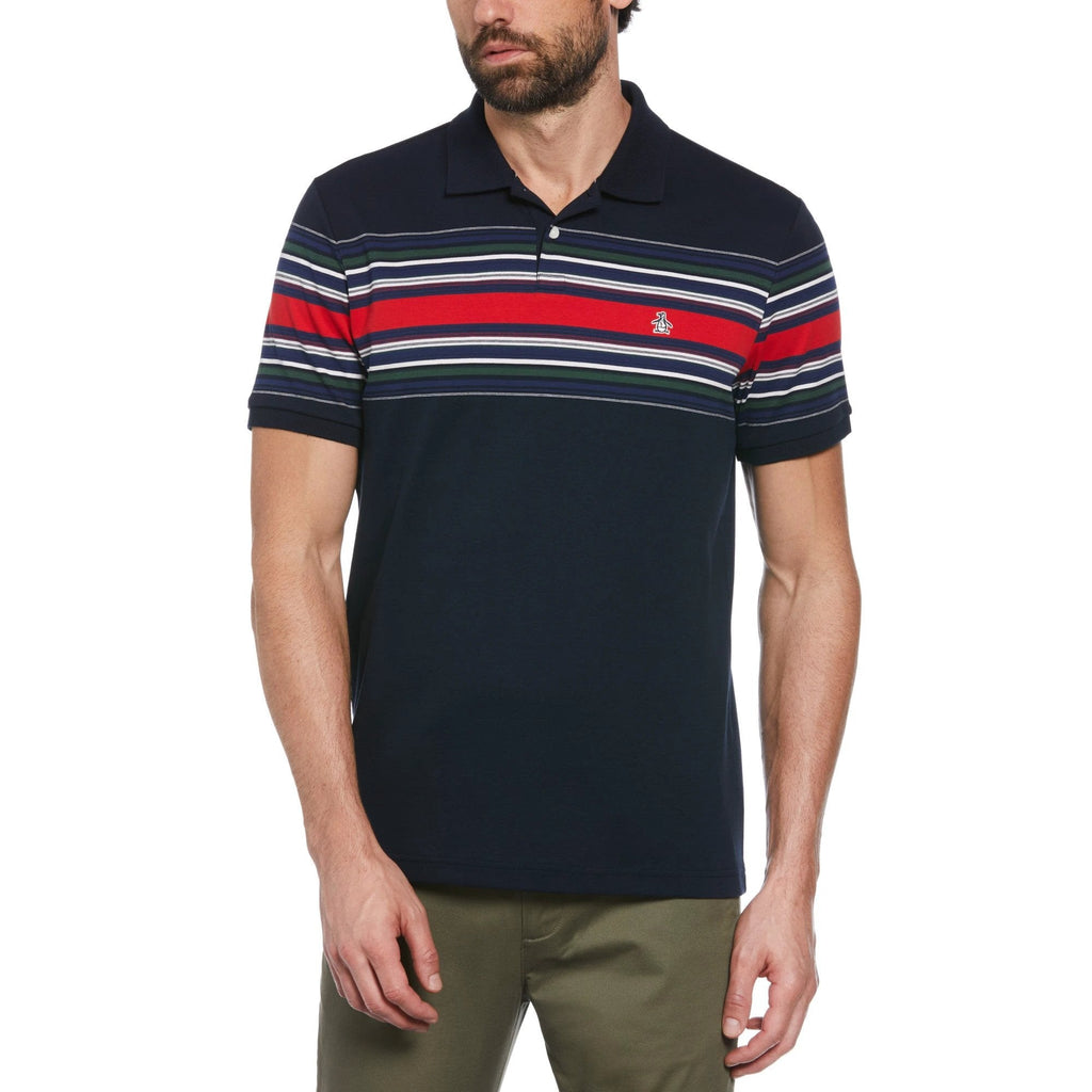Poloshirt Penguin Mangas Cortas Rayas P/ Caballeros by Penguin