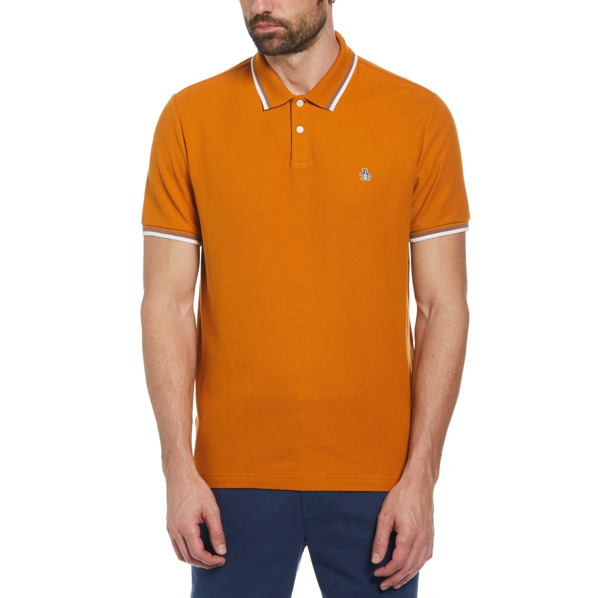 Poloshirt Penguin Mangas Cortas Liso P/ Caballeros by Penguin