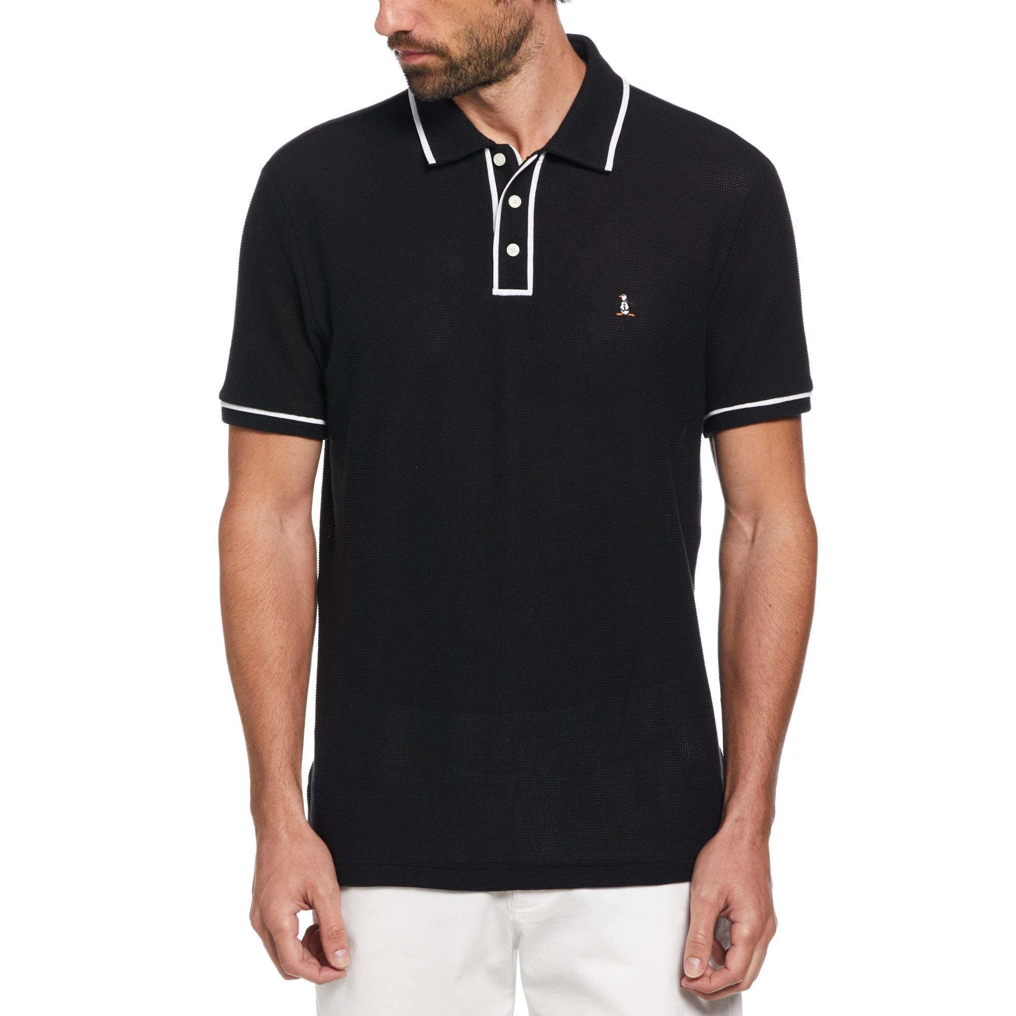 Poloshirt Penguin Mangas Cortas Liso P/ Caballeros by Penguin