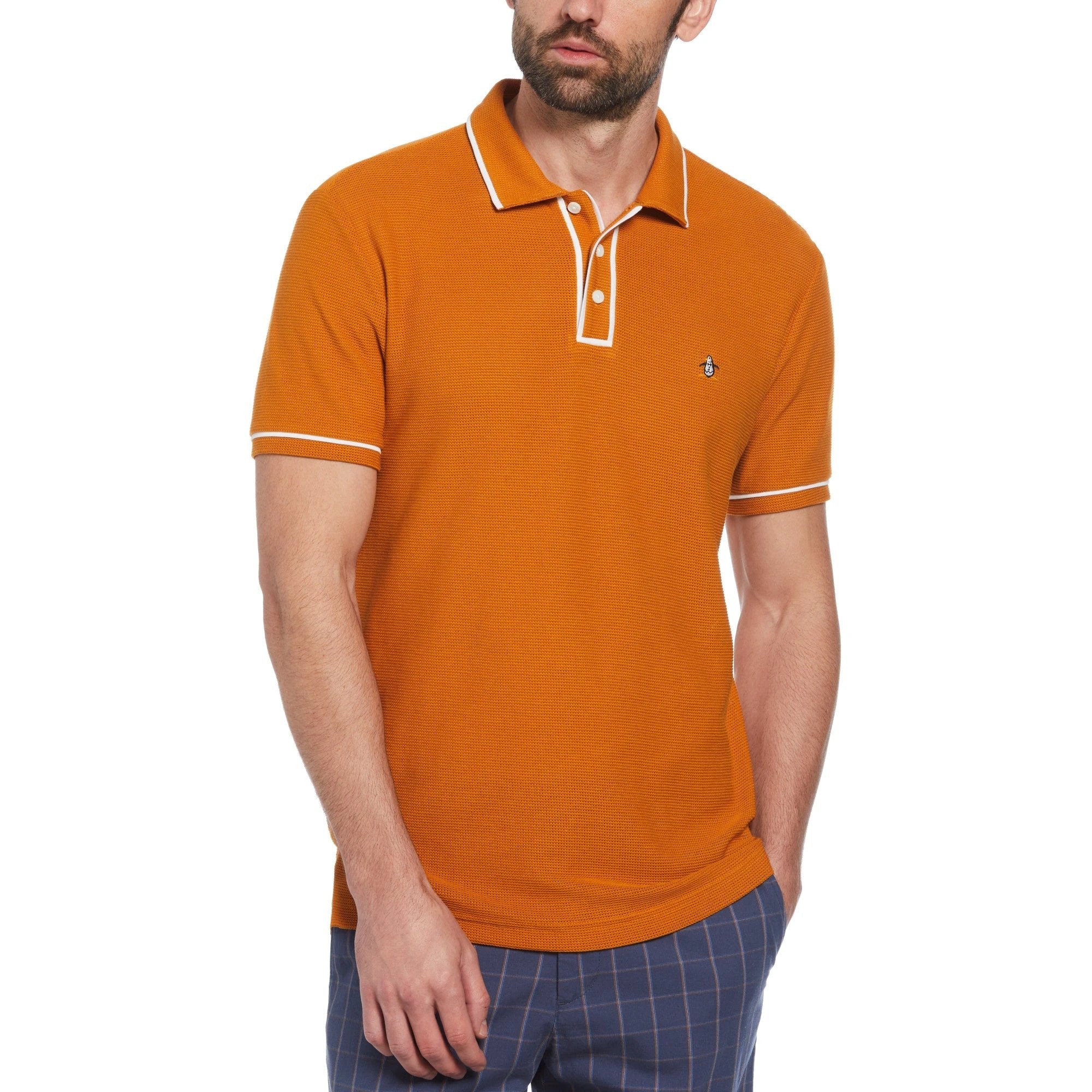 Poloshirt Penguin Mangas Cortas Liso P/ Caballeros by Penguin