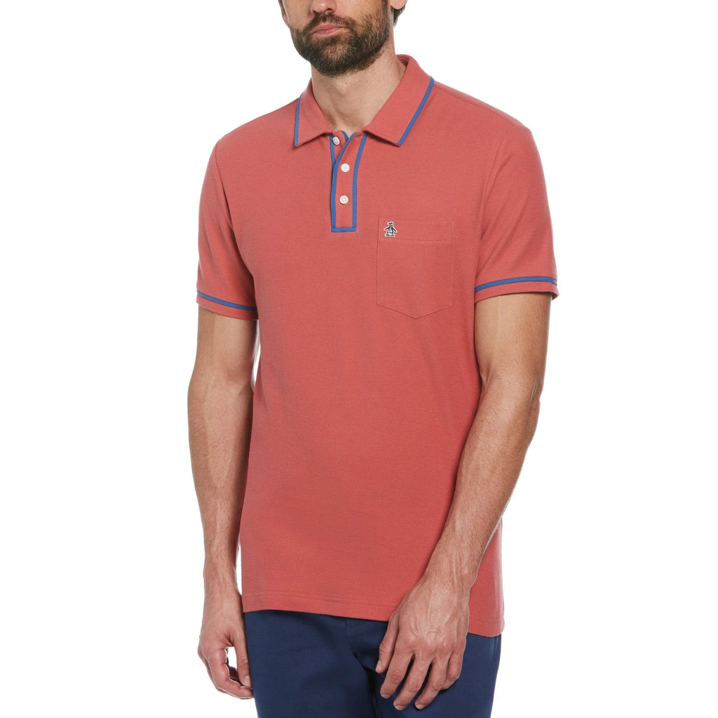 Poloshirt Penguin Mangas Cortas Liso P/ Caballeros by Penguin