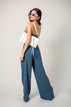 PANTALON FLUIDO TEXTURA R-C 8712.