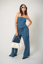 PANTALON FLUIDO TEXTURA R-C 8712.