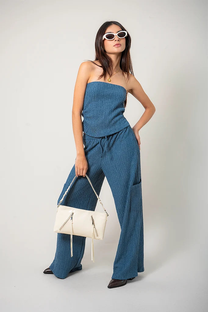PANTALON FLUIDO TEXTURA R-C 8712.