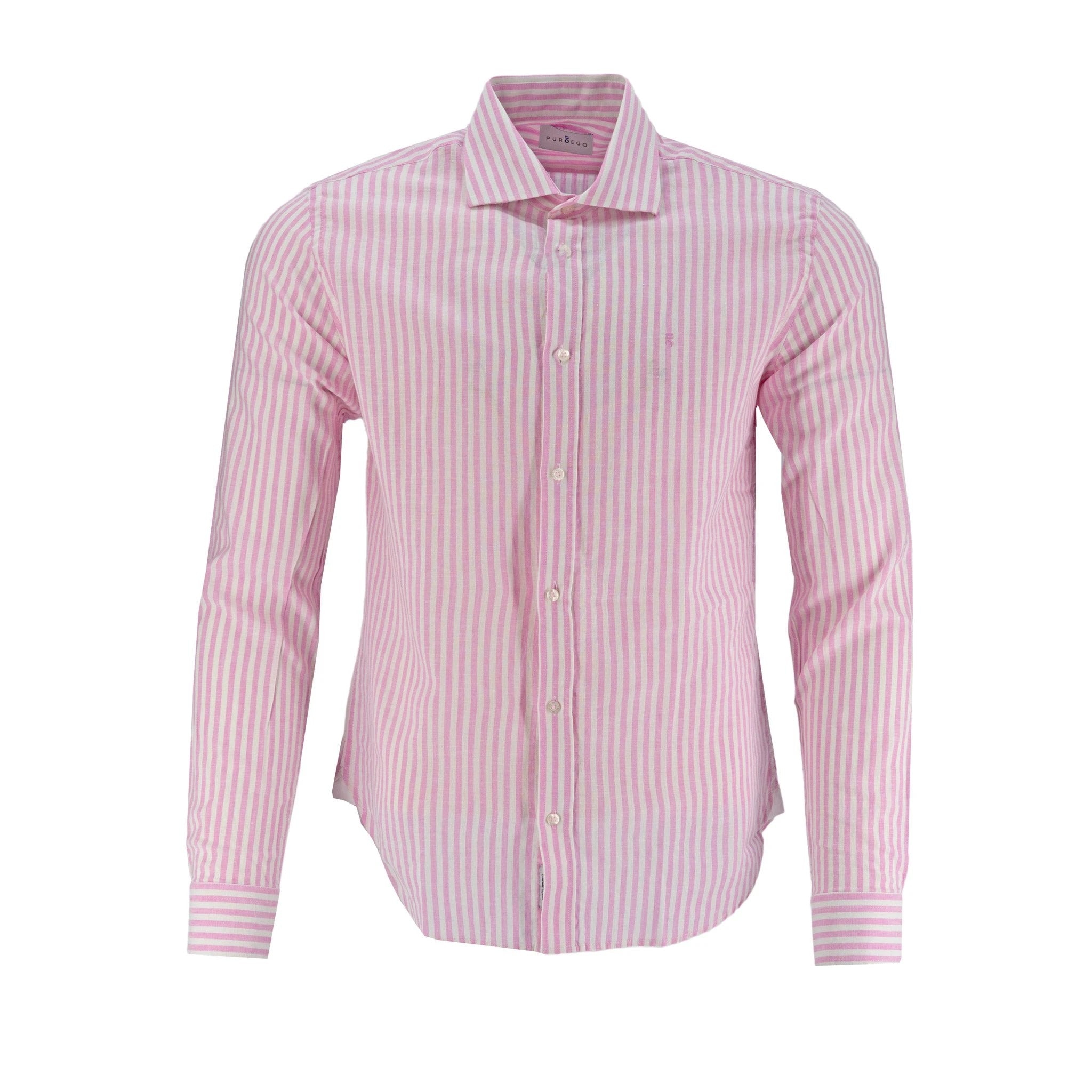 Camisa Puroego Mangas Largas Rayas Para Caballeros by Puroego